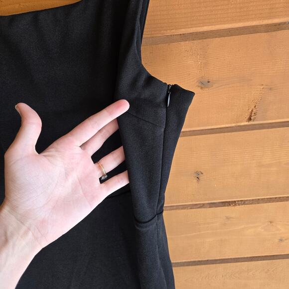 Petal & Pup Hyatt Dress NWT Black 12 Bodycon Midi Front Slit Tank Top Formal NYE - Picture 5 of 6